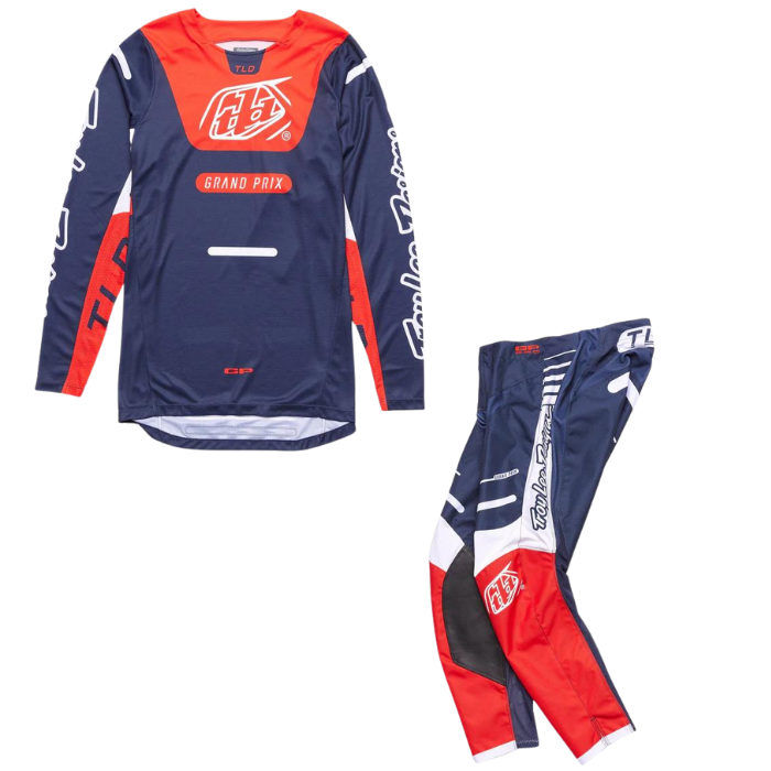 Troy Lee Designs Youth GP Pro Kit Combo Blends Navy Orange