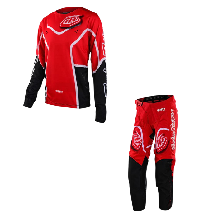 Troy Lee Designs Youth GP Pro Kit Combo Radian Red White