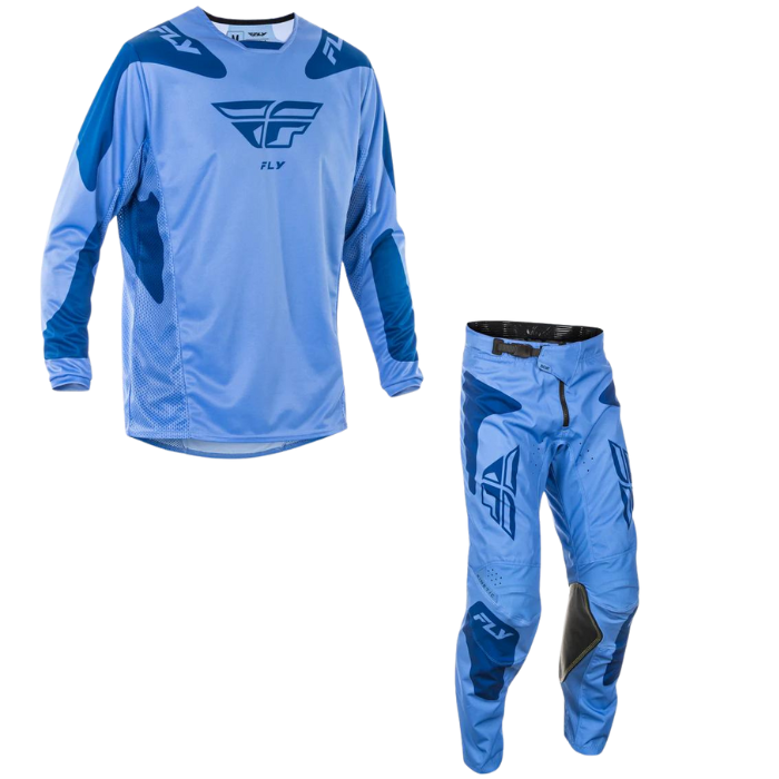 Fly Racing 2025 Kinetic Sym Kit Combo (Ultramarine/Dark Blue)