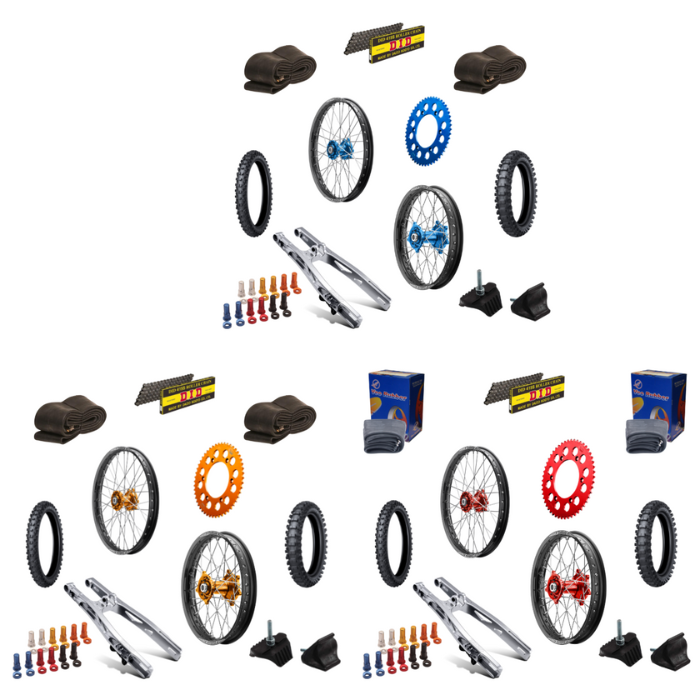 Talon/Excel 50cc Complete Big Wheel Kit (Silver Swingarm) KTM/Husqvarna/Gasgas 2024-ON