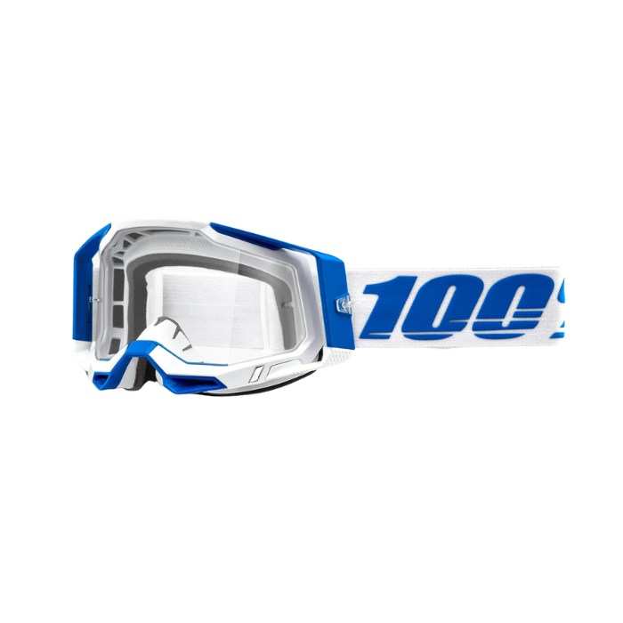 RACECRAFT 2 GOGGLE ISOLA with clear lens, designed for optimal vision and comfort in racing.