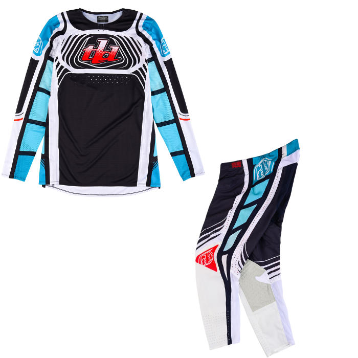 Troy Lee Designs SE Pro Kit Combo Wavez Phantom Turquoise