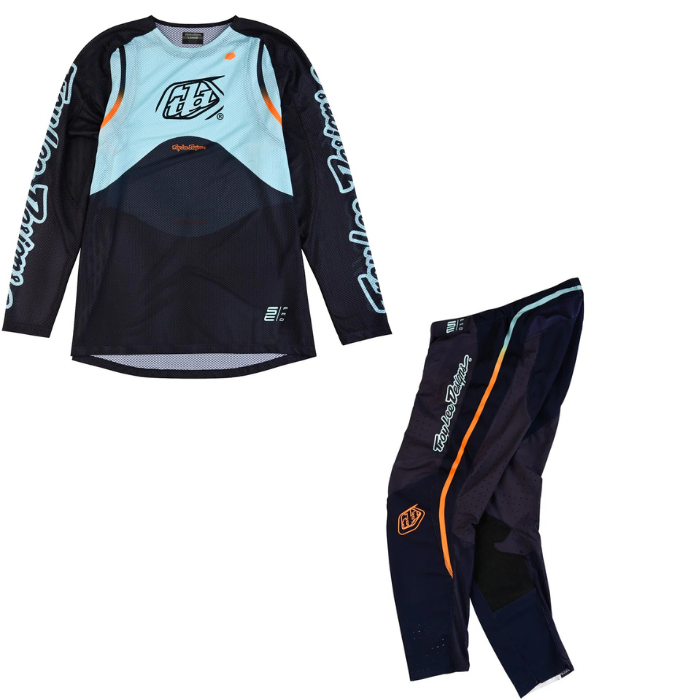 Troy Lee Designs SE PRO AIR Kit Combo Pinned Phantom Aqua