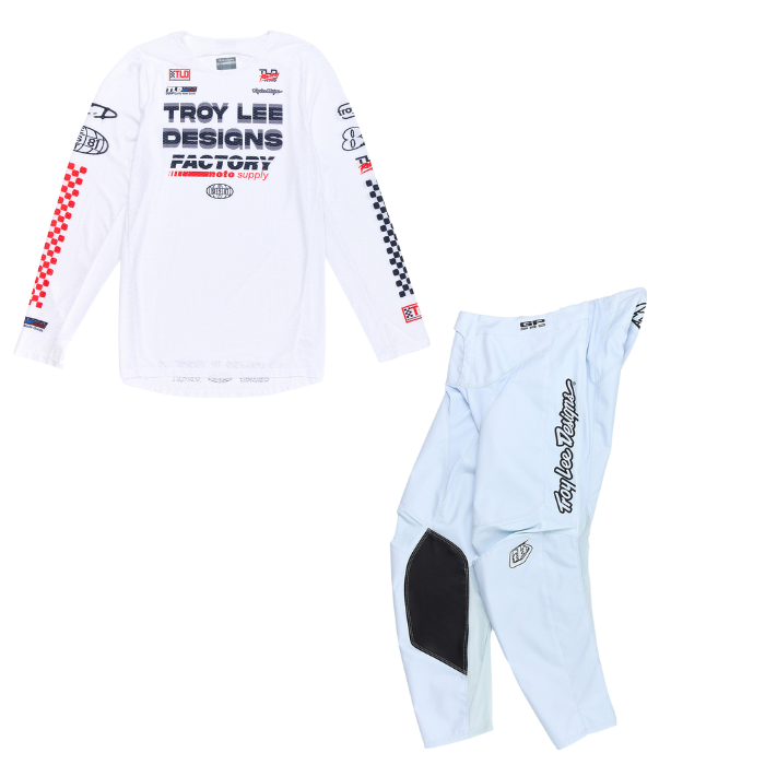 Troy Lee Designs GP PRO AIR Factory Kit Combo - White