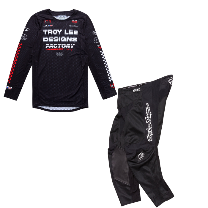 Troy Lee Designs GP PRO AIR Factory Kit Combo - Black