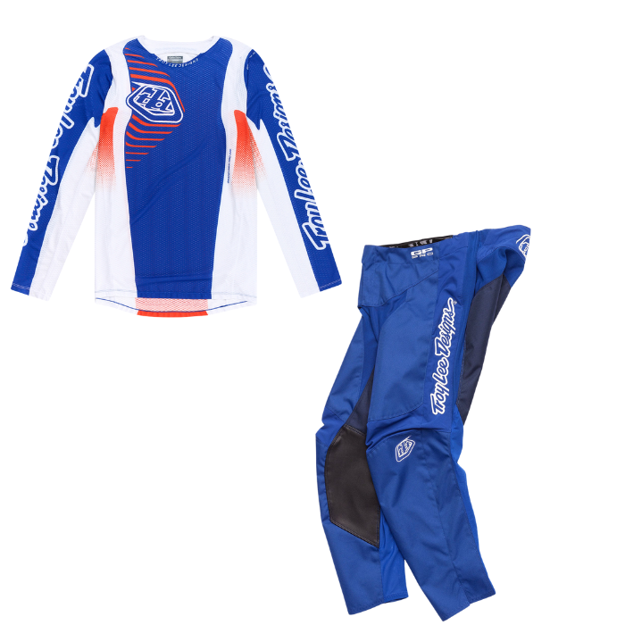 Troy Lee Designs GP PRO AIR Ripple Kit Combo - Blue / Orange