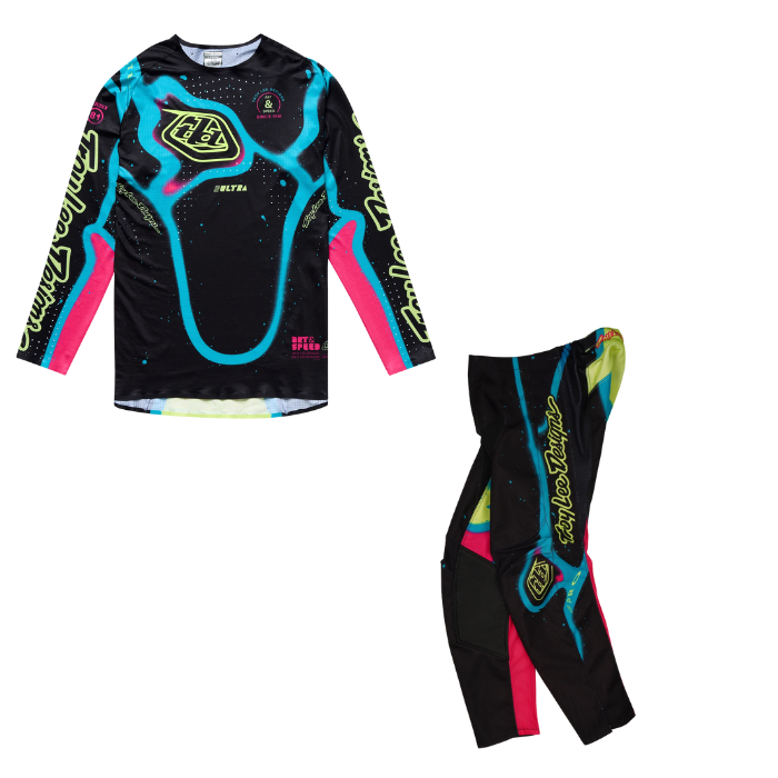 Troy Lee Designs GP Pro Youth Membrane Kit Combo - Black / Glo Yellow