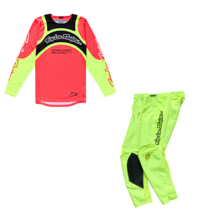 Troy Lee Designs GP Pro Swerve Kit Combo - Infra Red / Flo Yellow