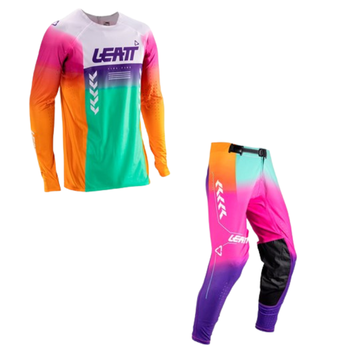 LEATT KIT COMBO MOTO 5.5 ULTRAWELD PINATA TEAL