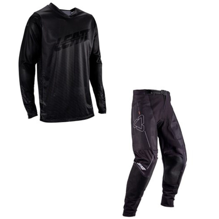 LEATT KIT COMBO MOTO 4.5 X-FLOW BLACK