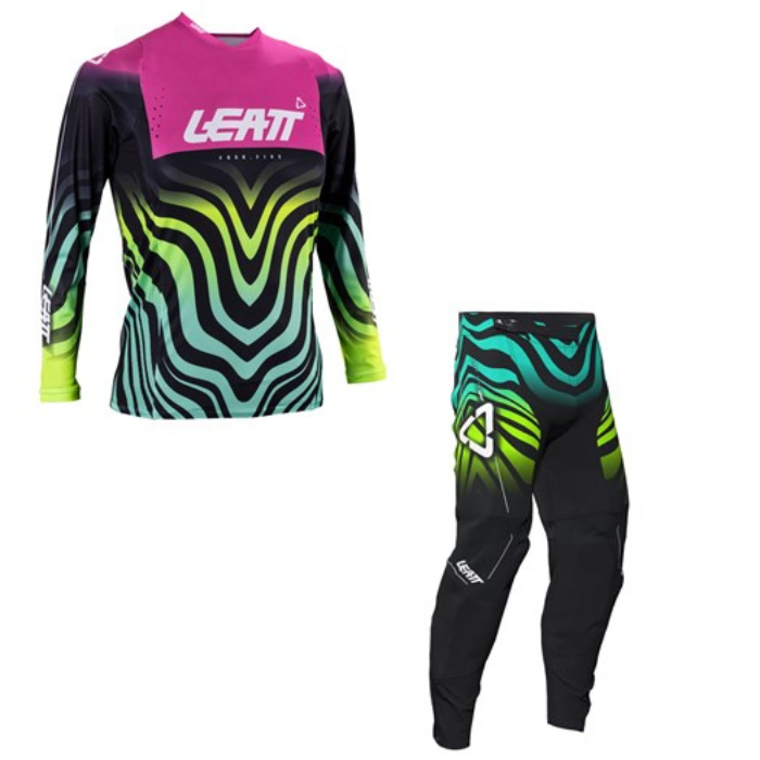 LEATT KIT COMBO YOUTH MOTO 4.5 TIGER PINK