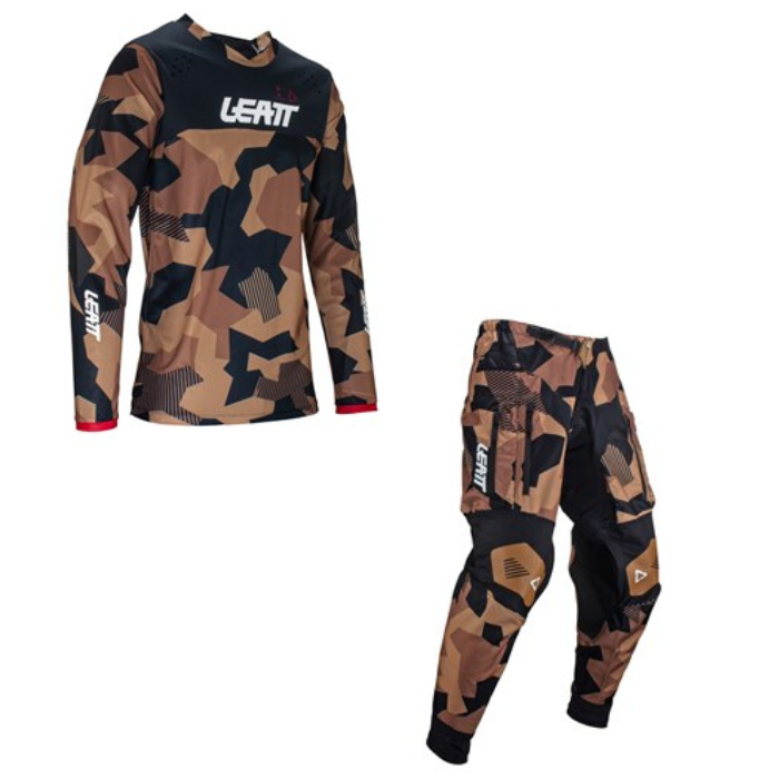 LEATT KIT COMBO MOTO 4.5 ENDURO STONE BROWN