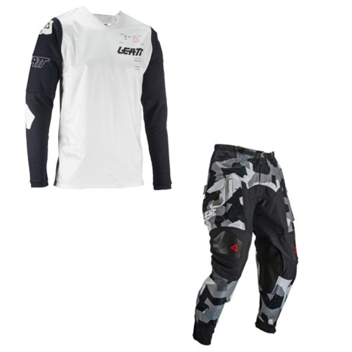 LEATT KIT COMBO MOTO 4.5 WINDBLOCK FORGE GREY