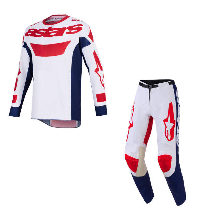 RACER RIWAY KIT COMBO - WHITE/BLUE/RED