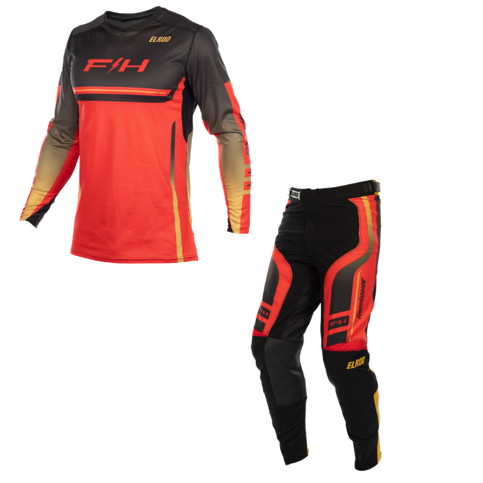 Elrod React Youth Kit Combo - Racing Red/Black