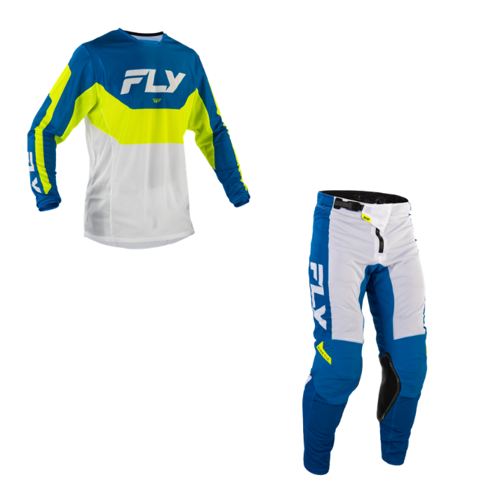 Kinetic Mesh 2026 Kit Combo - Blue/White/Hi-Vis Yellow