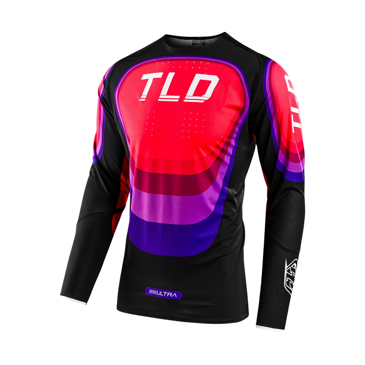 Troy Lee Designs SE Ultra Jersey Reverb Black/Glo Red