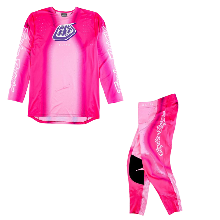 Troy Lee Designs SE Ultra Kit Combo Blurr Pink