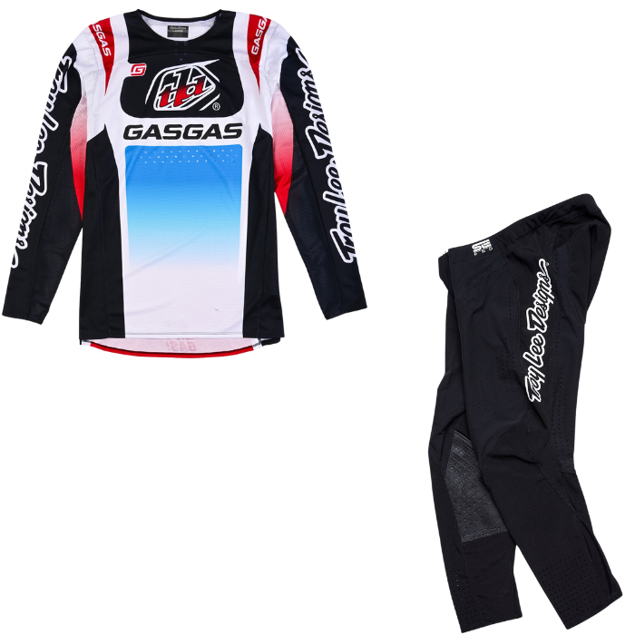 Troy Lee Designs SE PRO KIT COMBO GasGas Fumes Black / White