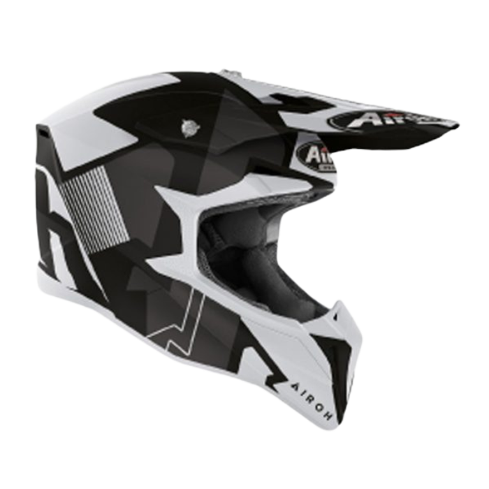 Airoh Wraap Raze Matt Black MX Helmet