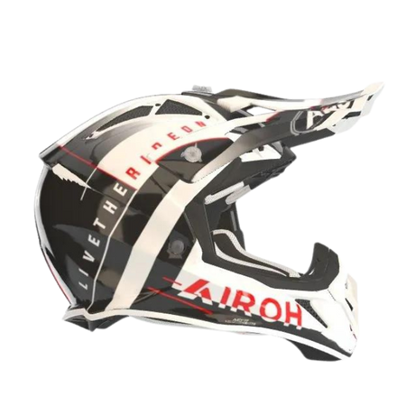 Airoh Aviator Ace Amaze Red Gloss Mx Helmet