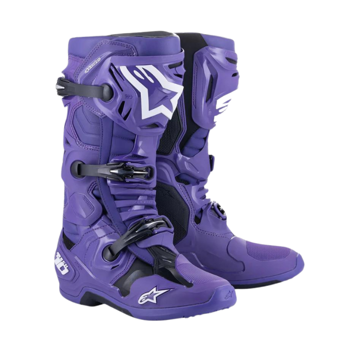 ALPINESTARS TECH 10 ULTRAVIOLET BLACK BOOTS