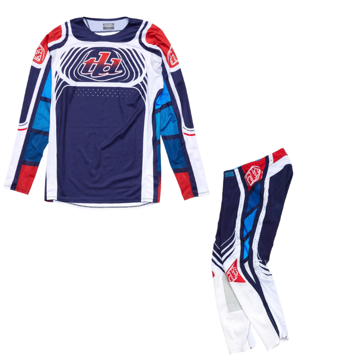 Troy Lee Designs SE Pro Kit Combo Wavez Navy / Red
