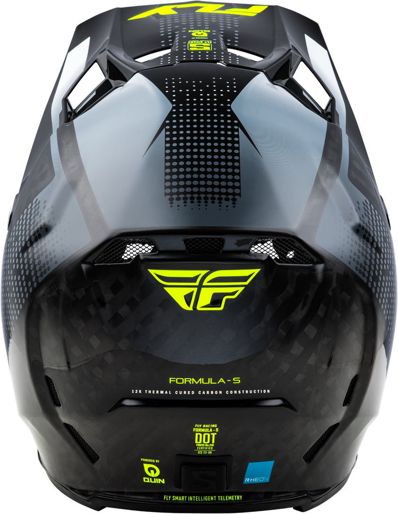 Formula S Protocol Carbon Helmet - Carbon/Grey/Hi-Viz