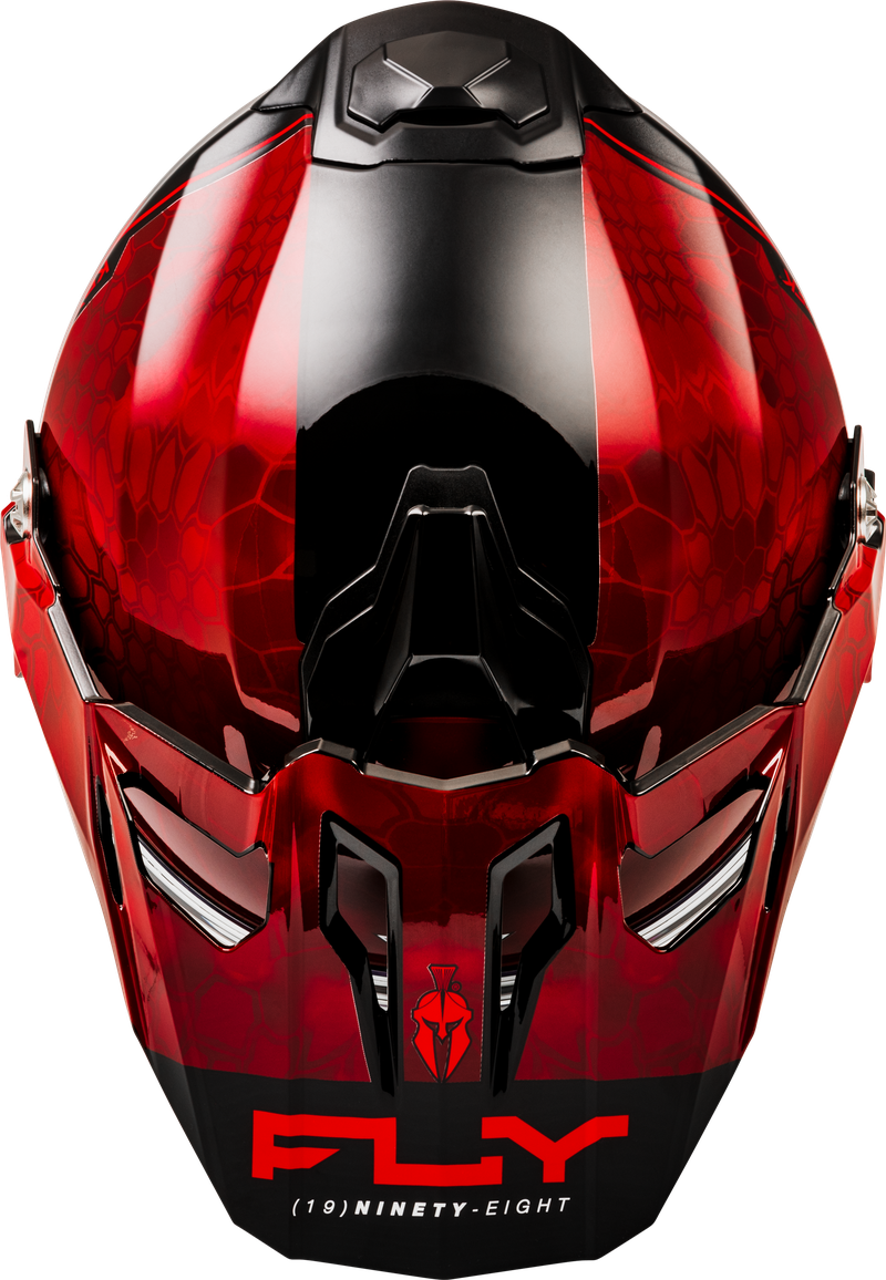 Kinetic Trekker Kryptek Helmet - Red/Black