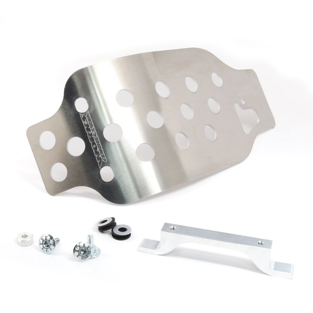 WORKS CONNECTION SKID PLATE CNC ALUMINUM YAMAHA YZ250F 24-25, YZ450F 23-25