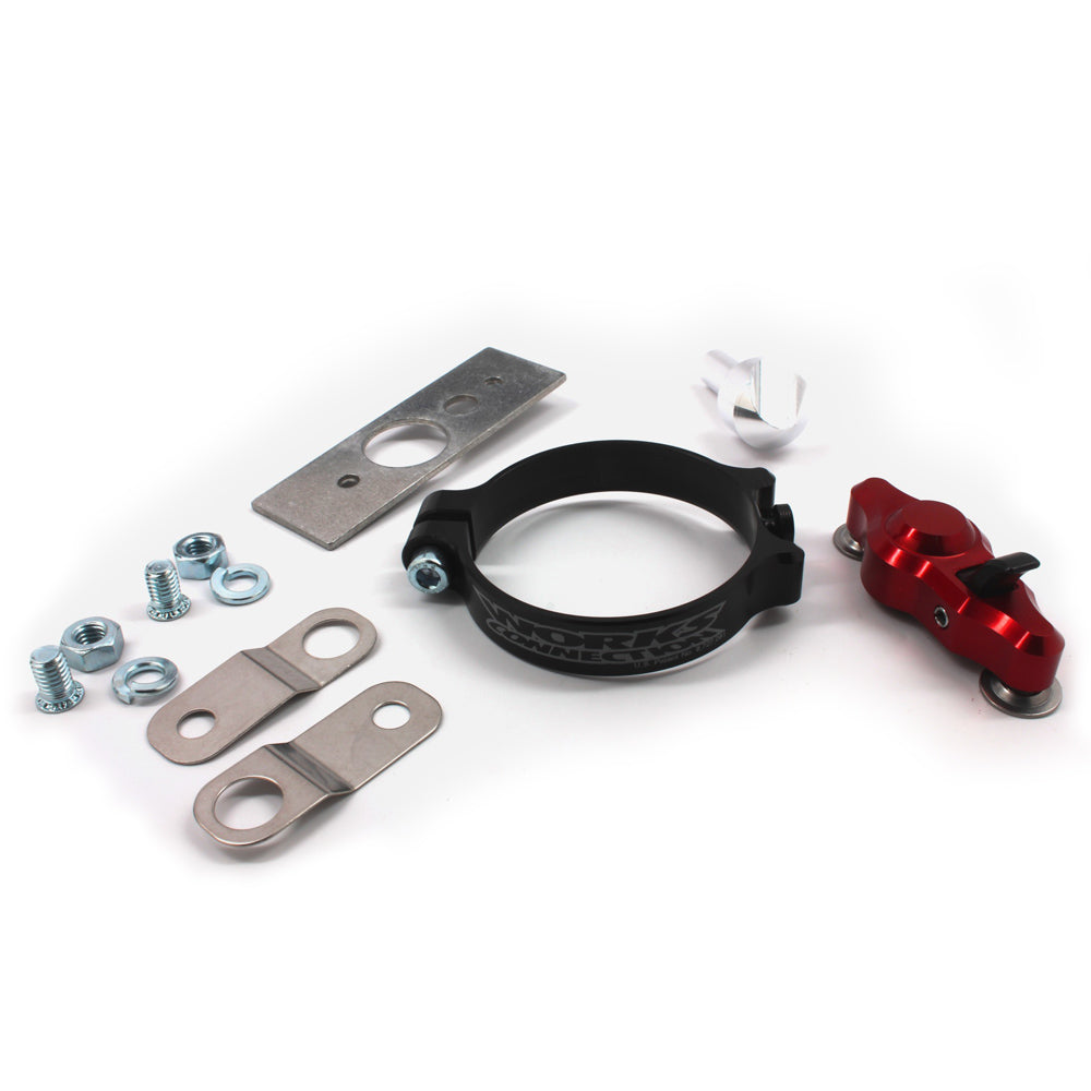 WORKS CONNECTION PRO LAUNCH KIT START DEVICE HONDA CRF250/450R 19-25, CRF250/450RX 19-25, CRF450X 19-25 RED