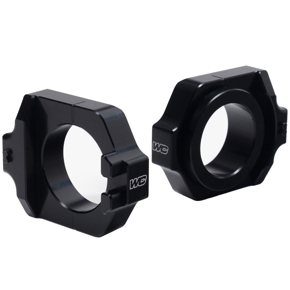 WORKS CONNECTION AXLE BLOCK KIT ELITE HONDA CRF250/450R 09-25, CRF250RX 19-25, CRF450RX 17-25 BLACK