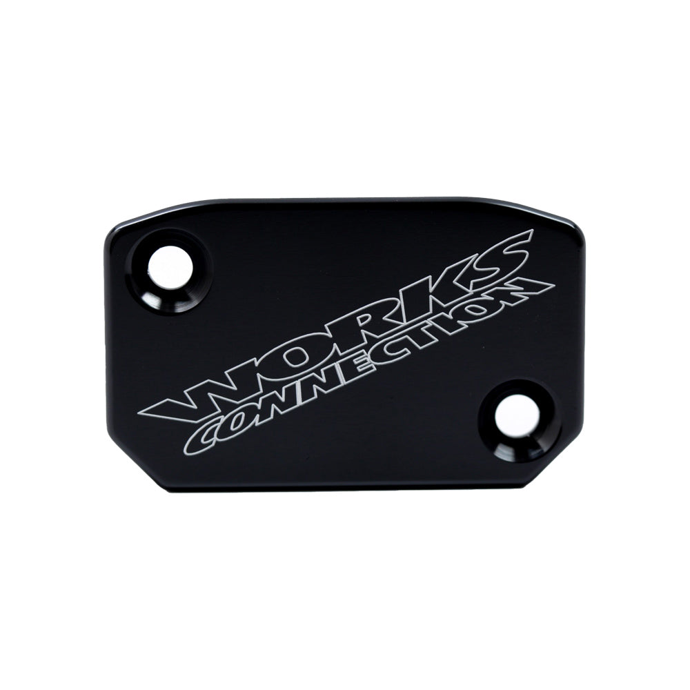 WORKS CONNECTION FRONT BRAKE MASTERCYLINDER COVER GASGAS/HUSKY/KTM/STARK/TRIUMPH/KAWASAKI BLACK (R)
