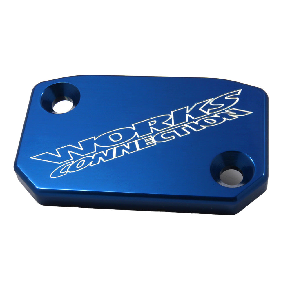 WORKS CONNECTION CLUTCH MASTER CYLINDER COVER KTM/HUSKY/ BLUE (R)