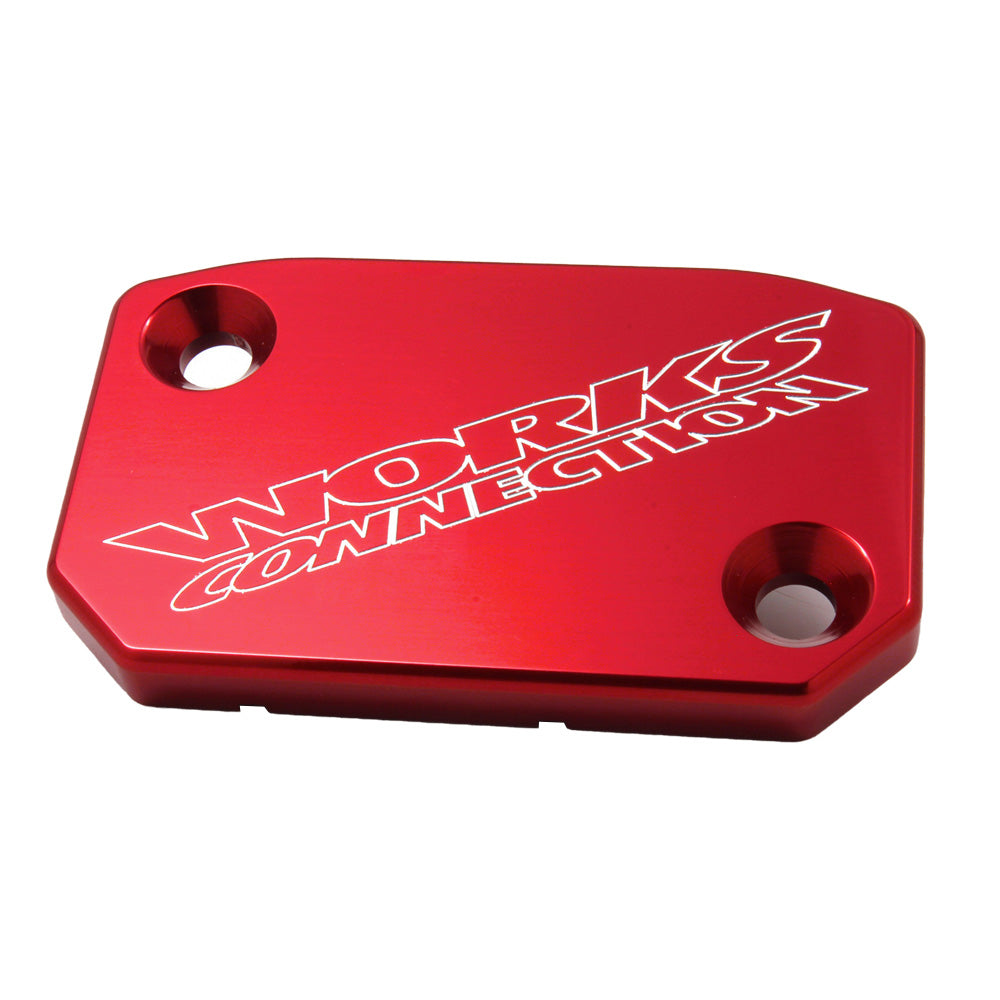 WORKS CONNECTION CLUTCH MASTER CYLINDER COVER KTM/HUSKY/ RED (R)