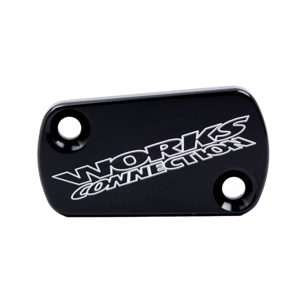 WORKS CONNECTION CLUTCH MASTER CYLINDER COVER HON/KAW CRF450R/RX 21-25, KX450F 19-25, KX250F/X-450X 21-25 BLACK