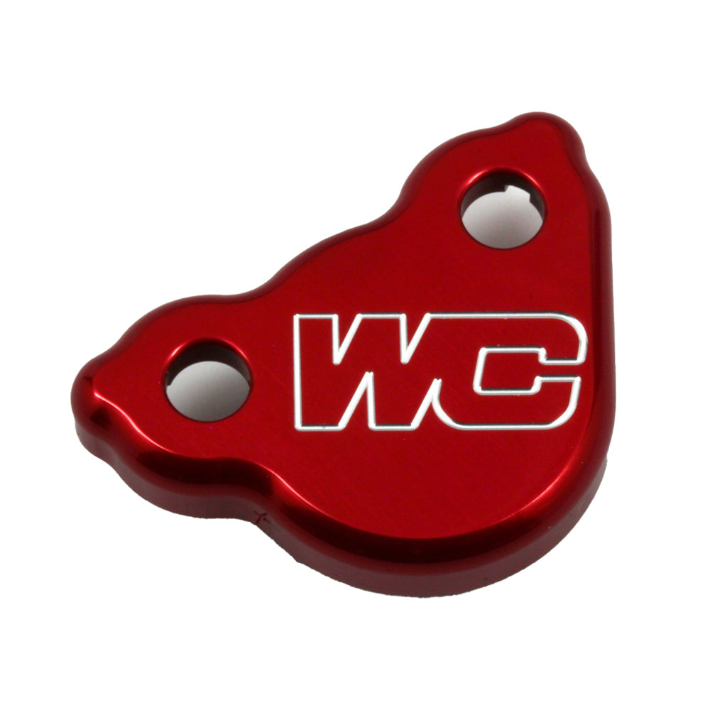 WORKS CONNECTION REAR BRAKE MASTERCYLINDER COVER HONDA CR125-250 02-07, CRF250R/X/RX 04-25, CRF450R/X/RX 02-25 RED