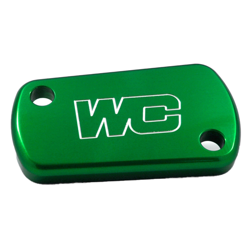 WORKS CONNECTION REAR BRAKE MASTERCYLINDER COVER SUZ/KAW/BET RM/RM-Z 03-25, KX03-08, KX250F/XC 04-24, KX450F/XC 06-23, RR RACING/X-PRO 24-25  GREEN  (R)