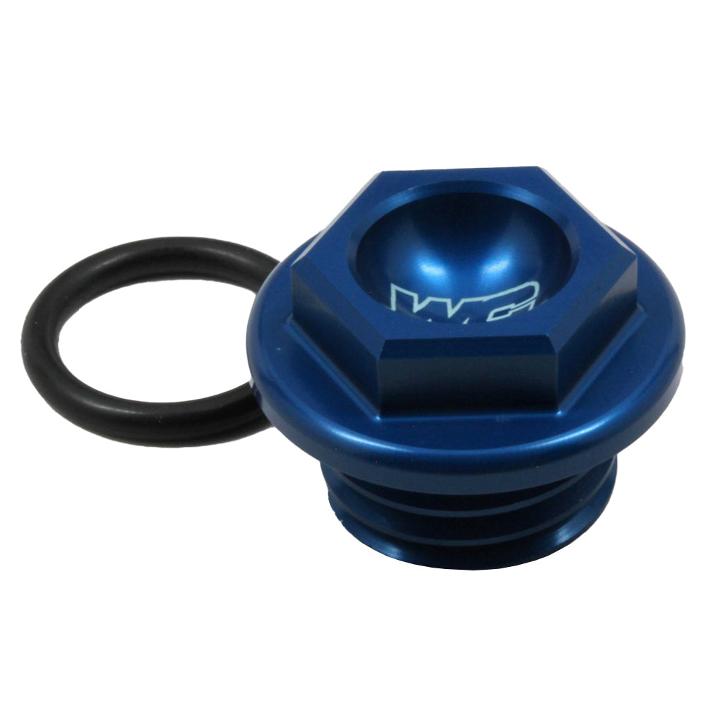 WORKS CONNECTION OIL FILL PLUG HONDA/KAWASAKI/YAMAHA BLUE (R)