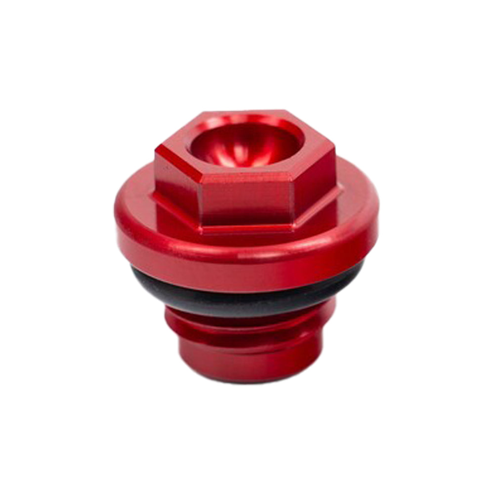 WORKS CONNECTION OIL FILL PLUG HONDA CRF250R 18-23, CRF250RX 19-23, CRF450R 21-22, CRF450RX 21-23 RED