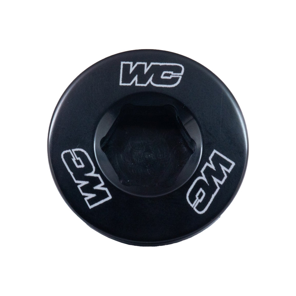WORKS CONNECTION ENGINE PLUG KTM/HQV/GAS SX-F/FC250-450 11-25, EXC-F/FE250-450 12-25, MC-F/EC-F250-450 21-25 BLACK (R)