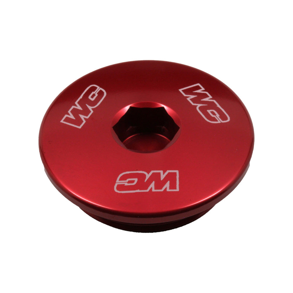 WORKS CONNECTION ENGINE PLUGS HONDA CRF450R/RX 17-25, CRF450X 19-25, CRF450L/RL 19-25 RED