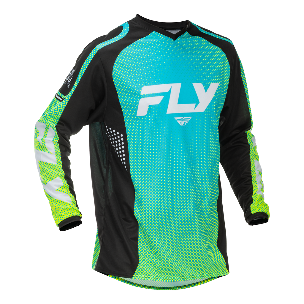 F-16 2026 Jersey - Aqua/Black/White