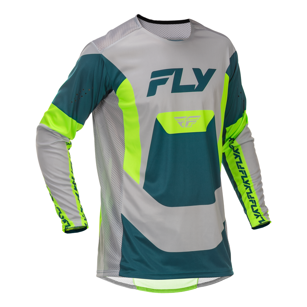 Lite 2026 Jersey - Grey/Lime/Teal