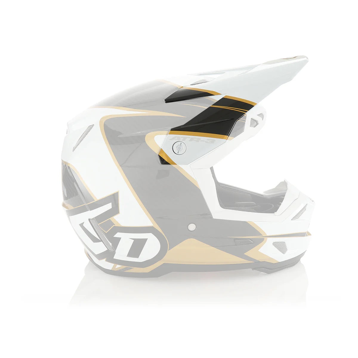 ATR-3 Visor Wave Gloss Gold White