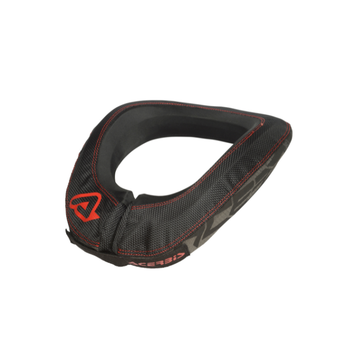 ACERBIS X-ROUND COLLAR ADULT; BLACK/RED