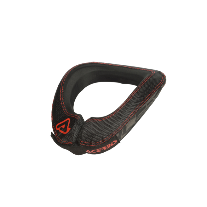 ACERBIS X-ROUND COLLAR KID; BLACK/RED