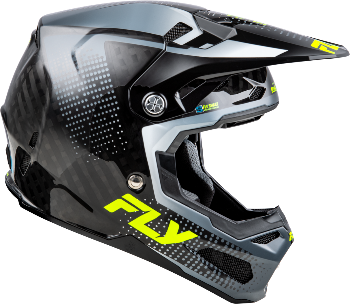 Formula S Protocol Carbon Helmet - Carbon/Grey/Hi-Viz