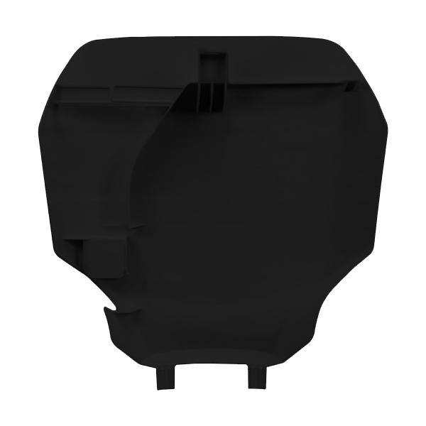 UFO Front Number Plate (Black) Yamaha YZF450 23-24