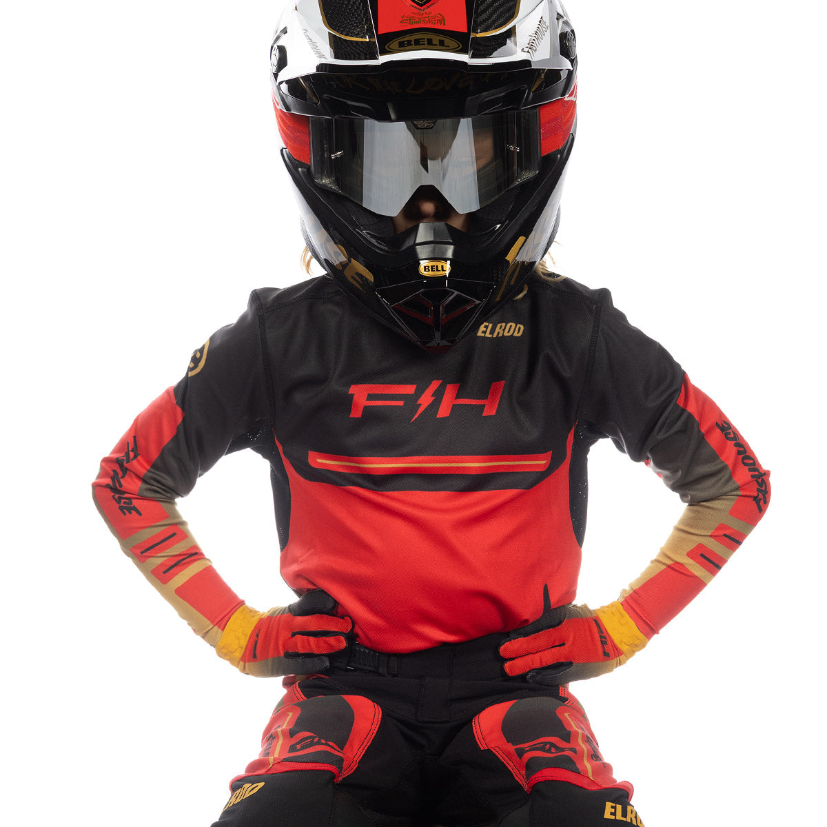 Vapor React Youth Glove - Racing Red/Black